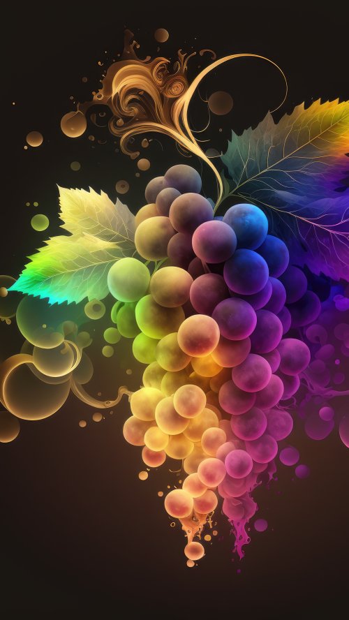 Rainbow_Gradient_Grapes - Related OpersCraft wallpaper