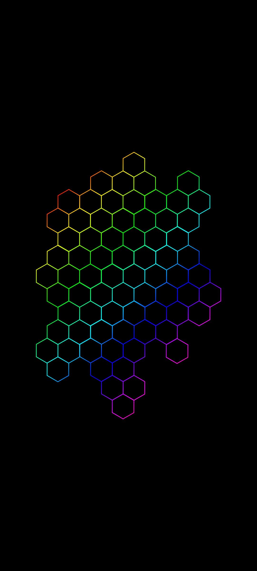 Rainbow Hexagon Pattern - Related OpersCraft wallpaper