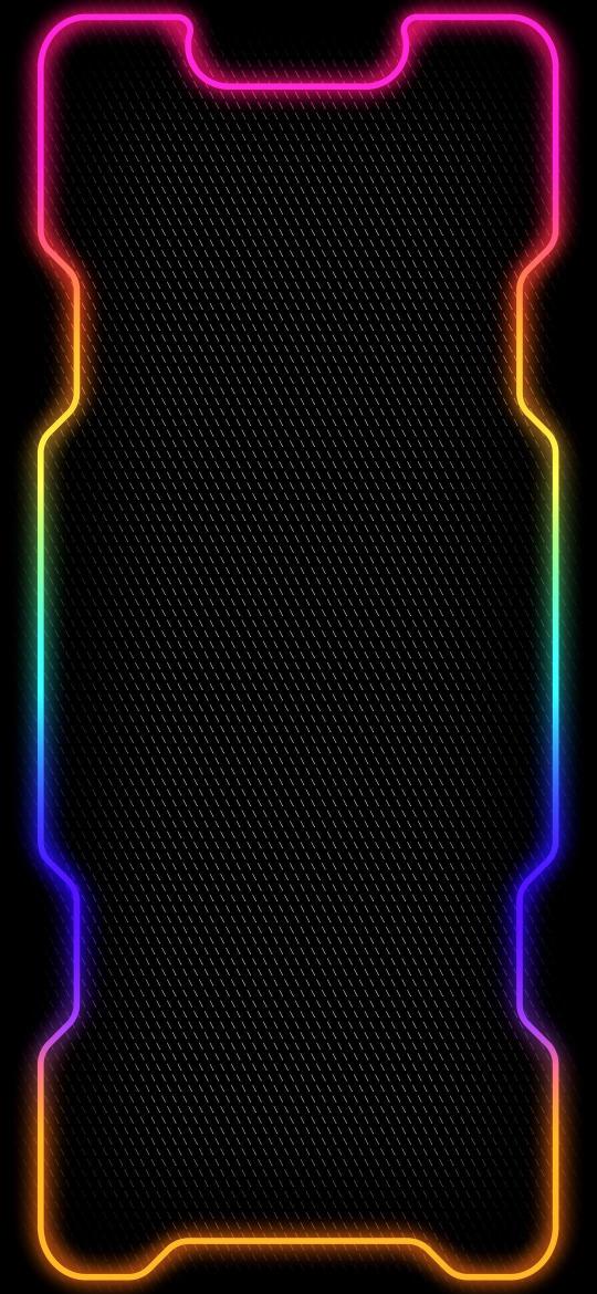 Rainbow Neon Frame - Related OpersCraft wallpaper