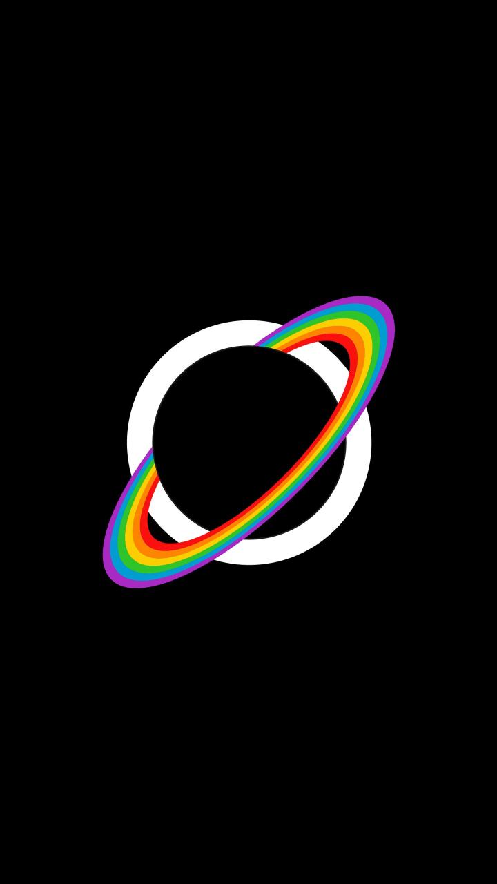 Rainbow Ring Planet - Related Tablet wallpaper