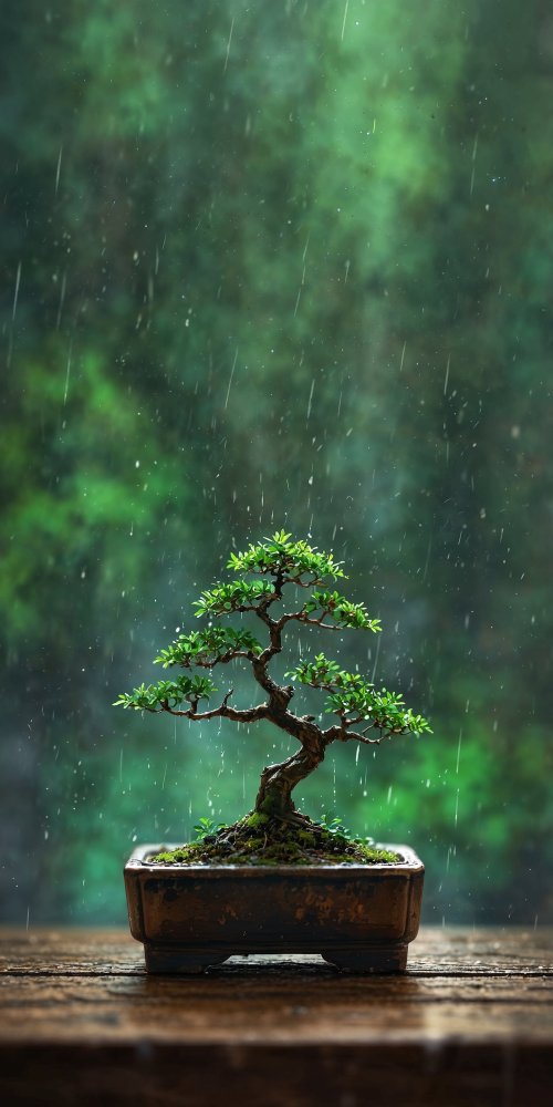 Rainy Day Bonsai - Related OpersCraft wallpaper