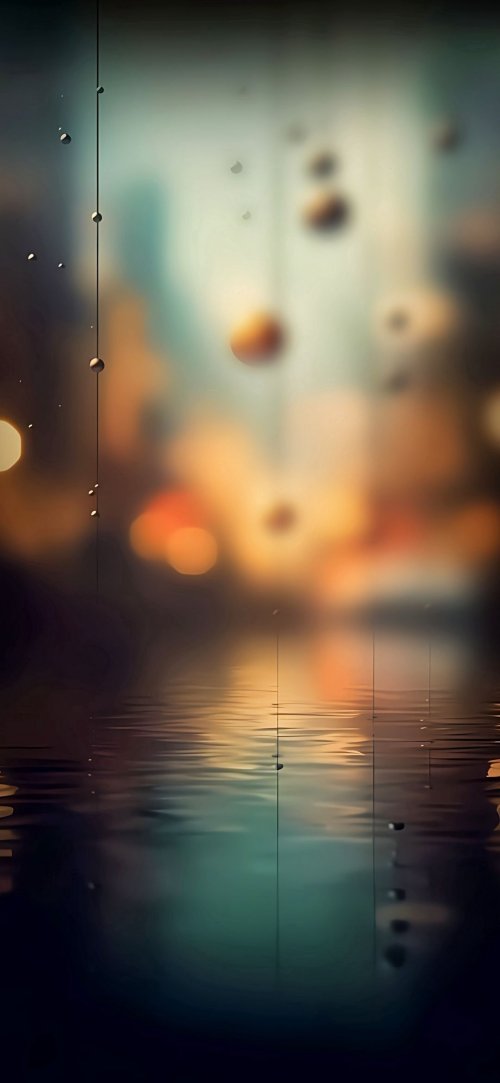 Rainy Reflections Abstract - Related StockWalls wallpaper