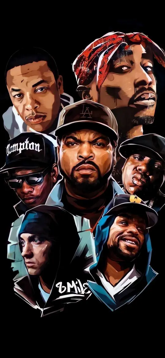 Rap Legends Collage - Related OpersCraft wallpaper