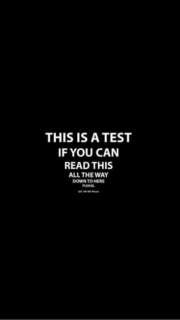 Read This Test - random Wallpaper