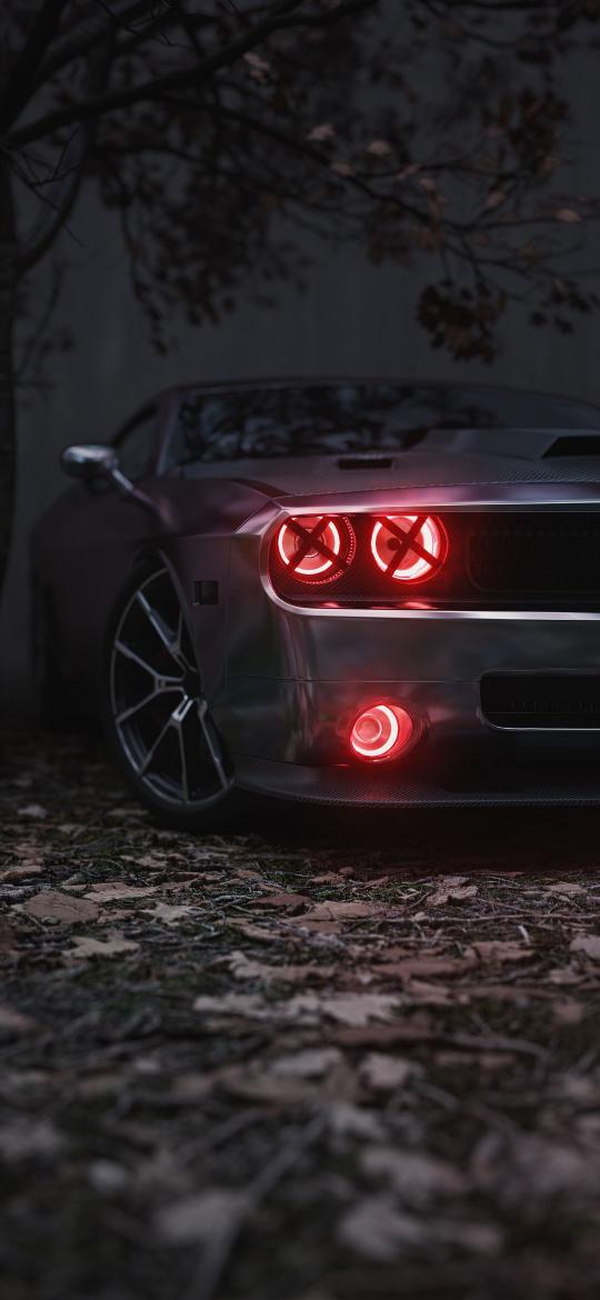 Red Challenger Headlights - Related OpersCraft wallpaper