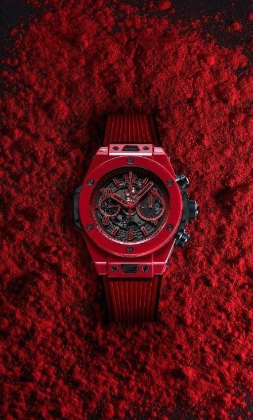 Red Luxury Chronograph Watch - Related Darkify wallpaper