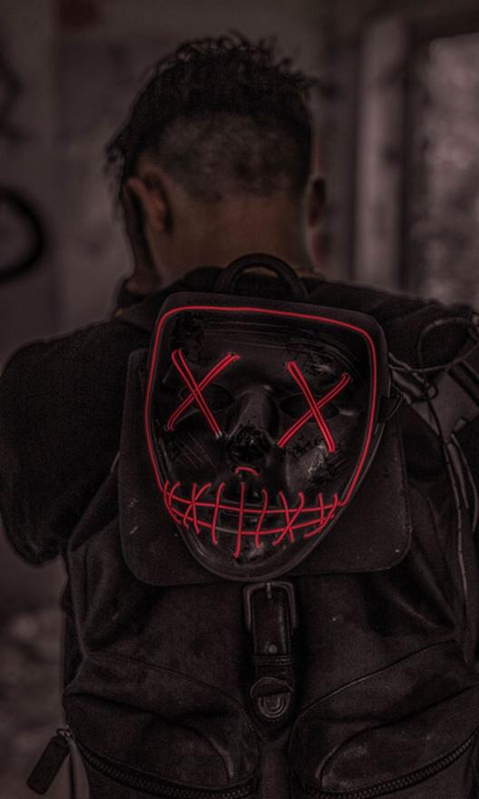Red Mask Backpack - Related OpersCraft wallpaper