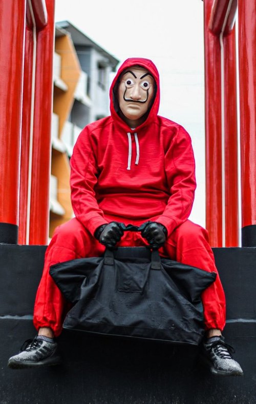 Red Masked Figure