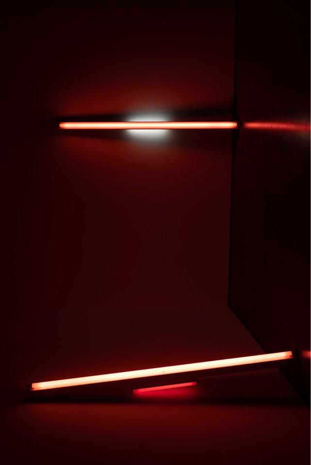 Red Neon Light Geometry - Related OpersCraft wallpaper