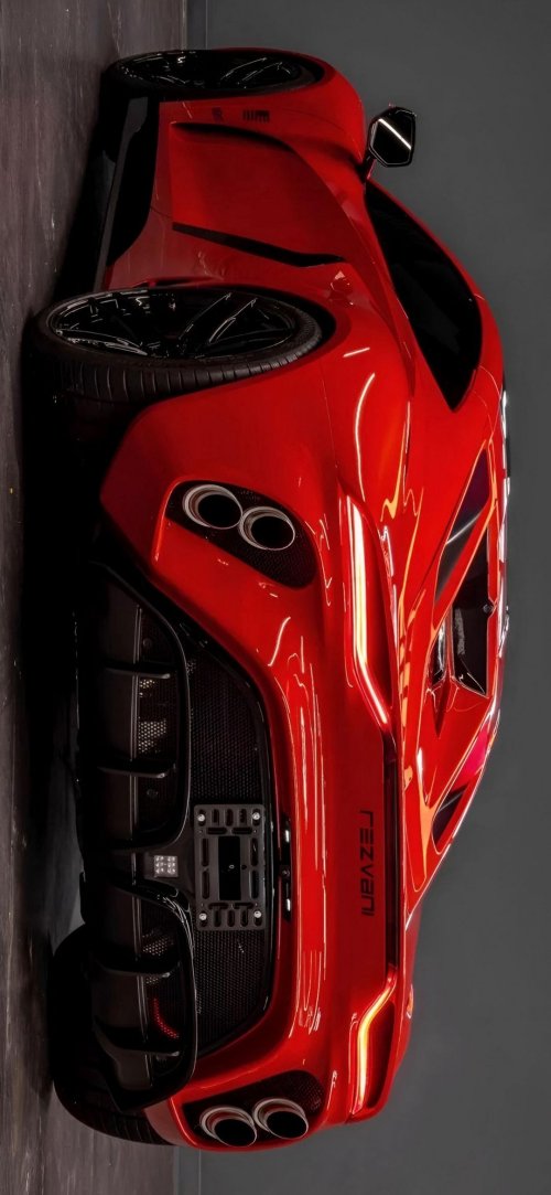 Red Rezvani Sports Car