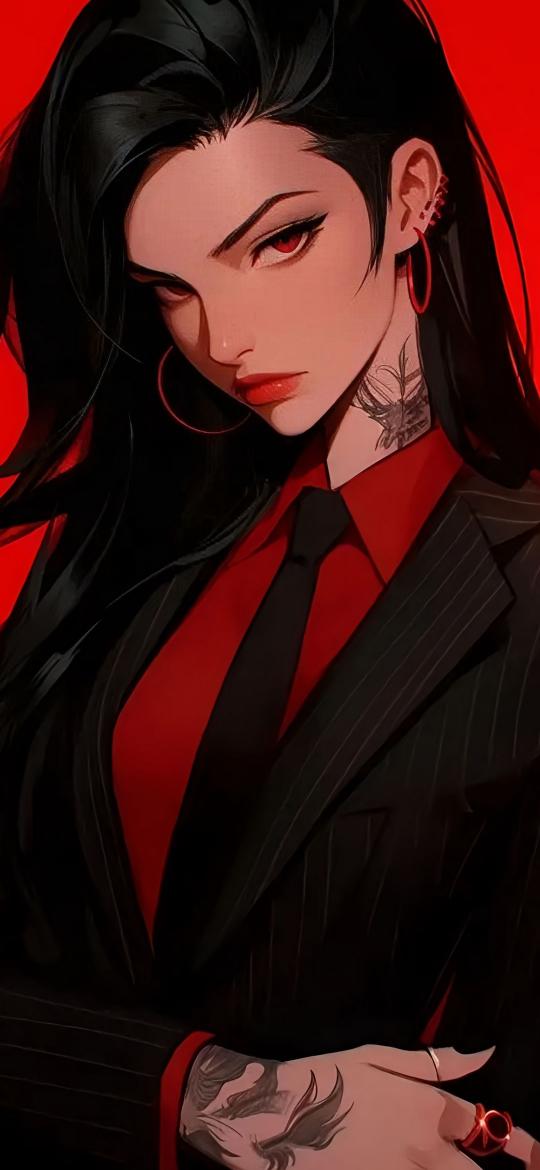 Red Suit Anime Girl - Related OpersCraft wallpaper