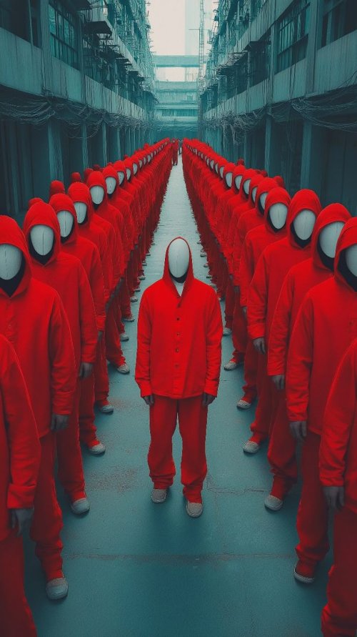 Red Uniformed Crowd - Related OpersCraft wallpaper