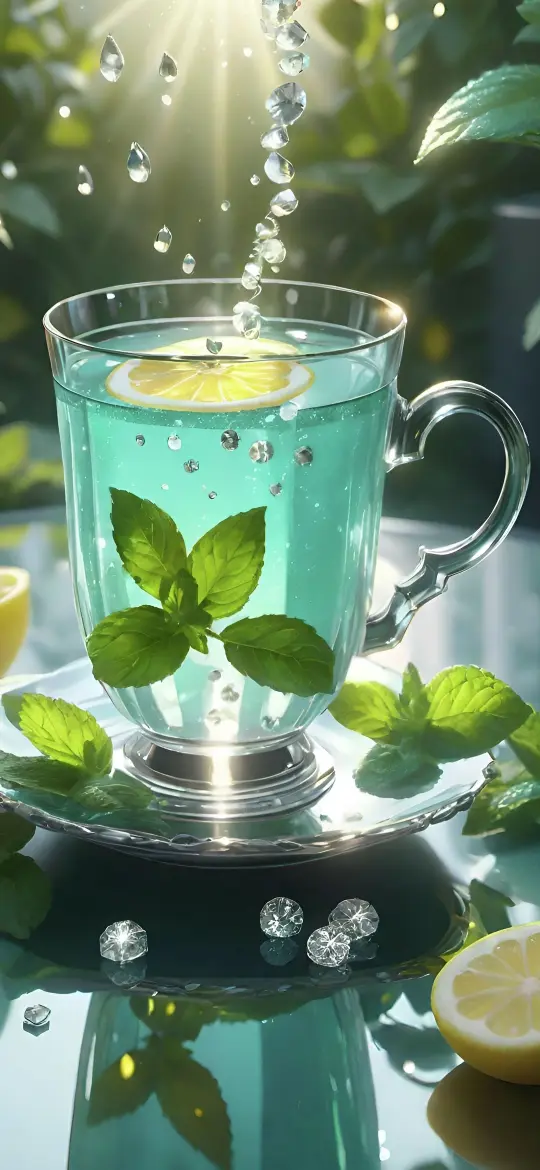 Refreshing Mint Lemonade - Related OpersCraft wallpaper