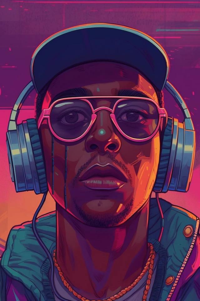 Retro Beats Portrait - Related OpersCraft wallpaper