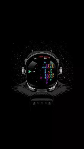 Retro Space Game Helmet - Related OpersCraft wallpaper