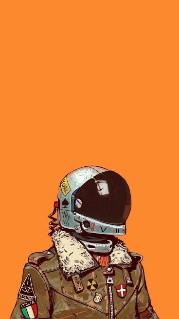 Retro Spaceman Portrait - Related StockWalls wallpaper