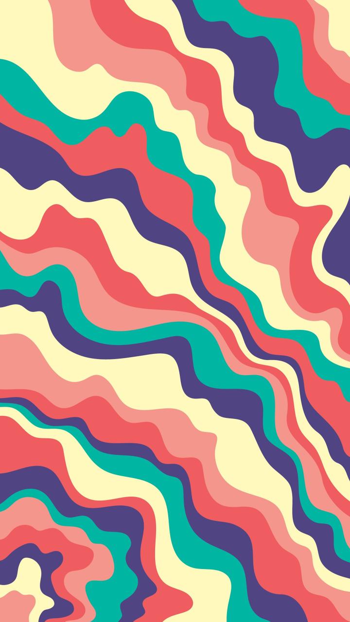 Retro Wavy Color Swirl - Related StockWalls wallpaper
