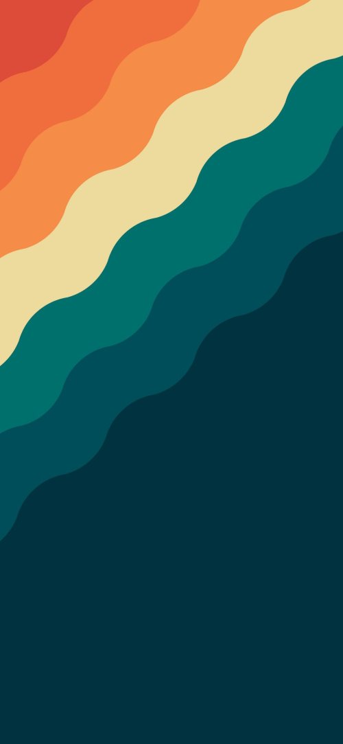Retro_Wavy_Gradient_Stripes - Related OpersCraft wallpaper