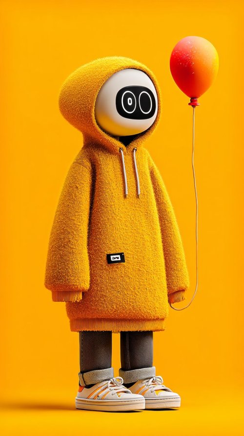 Robot with Balloon - Related OpersCraft wallpaper