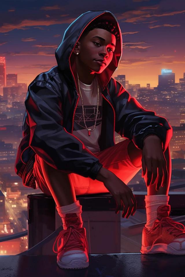 Rooftop Cityscape Portrait - Related OpersCraft wallpaper