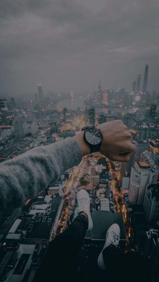 Rooftop Watch Cityscape View
