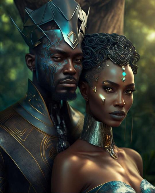 Royal African Couple - Related OpersCraft wallpaper