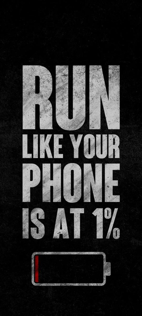 Run Like 1 Percent - motivation Wallpaper