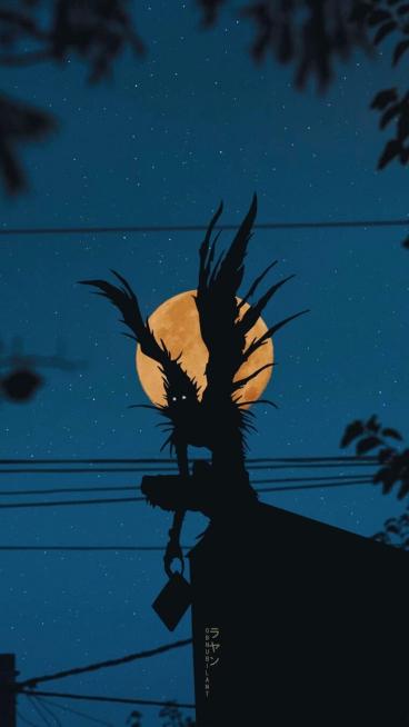 Ryuk Moon Silhouette - Related OpersCraft wallpaper