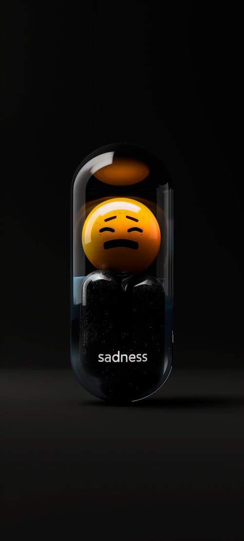 Sadness Emoji Pill