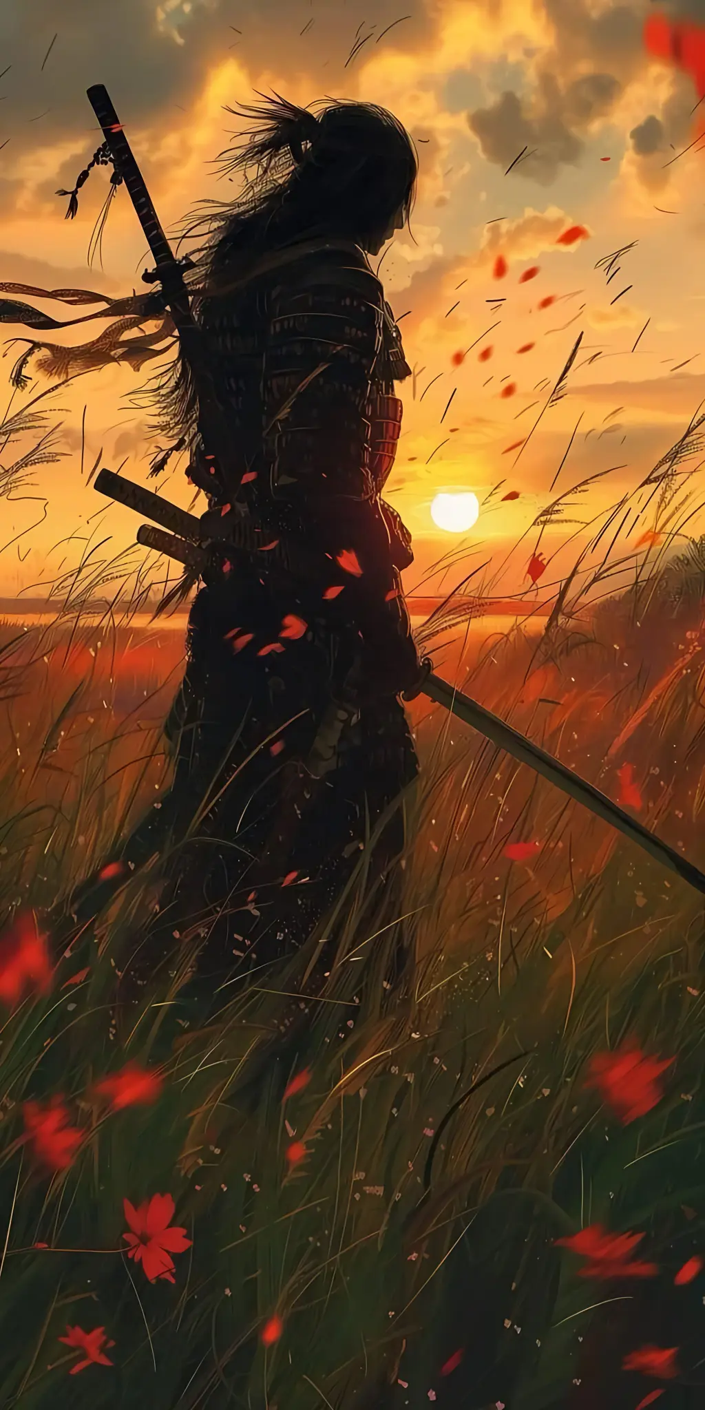 Samurai Sunset Serenity - Related OpersCraft wallpaper
