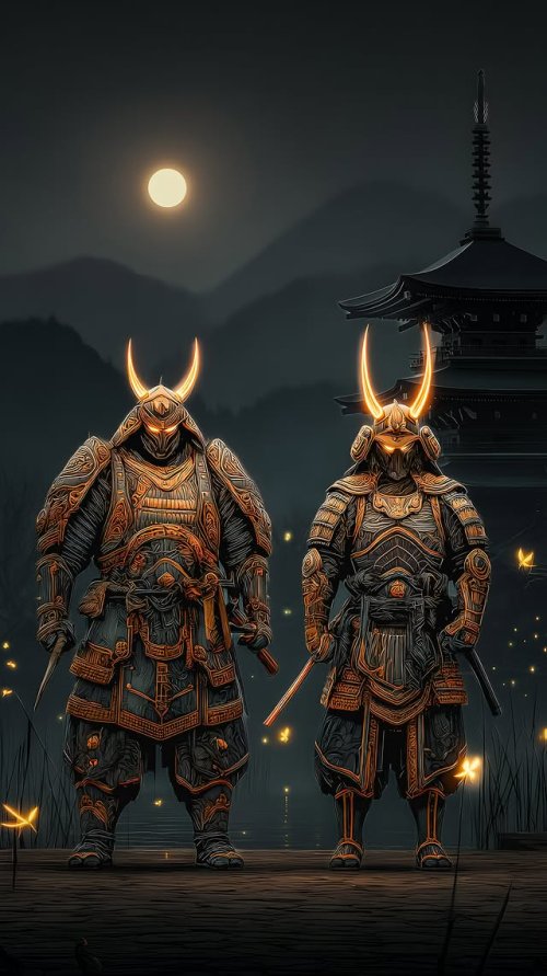 Samurai Warriors Moonlit