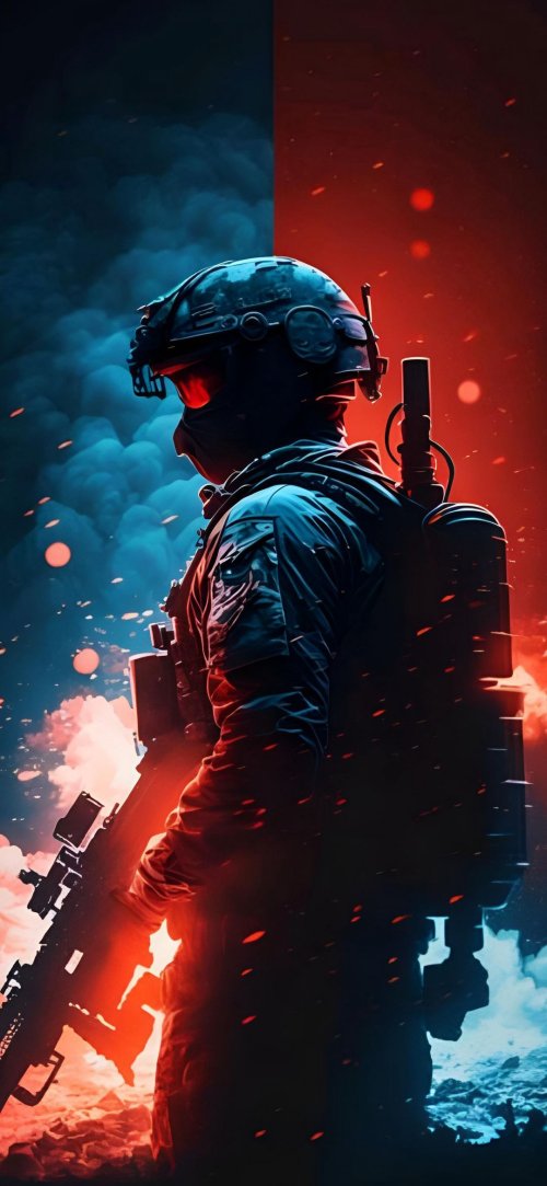 Sci-Fi Soldier Battle