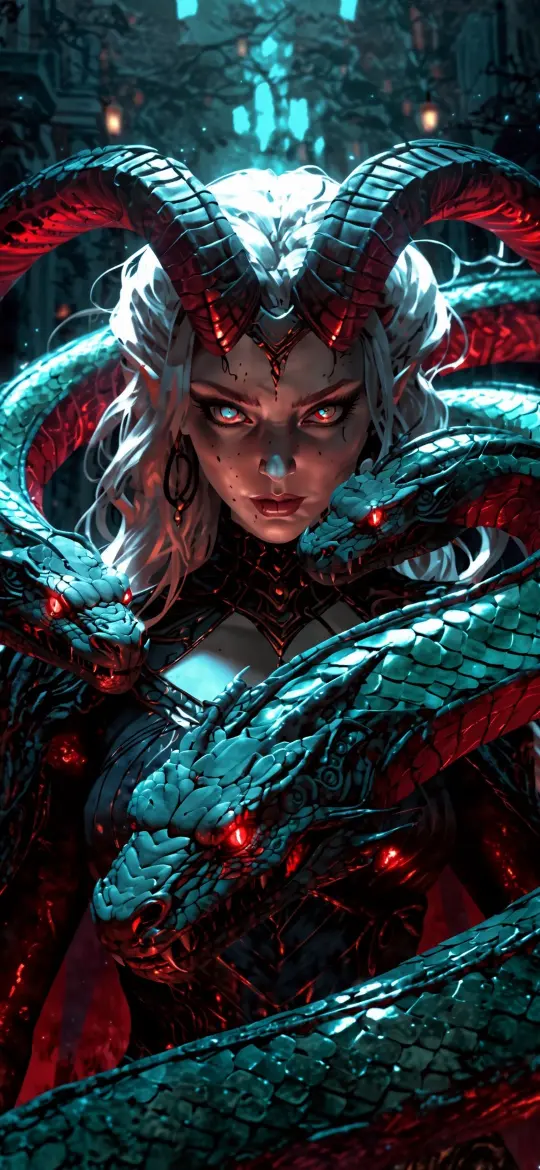 Serpent Queen's Gaze - Related OpersCraft wallpaper