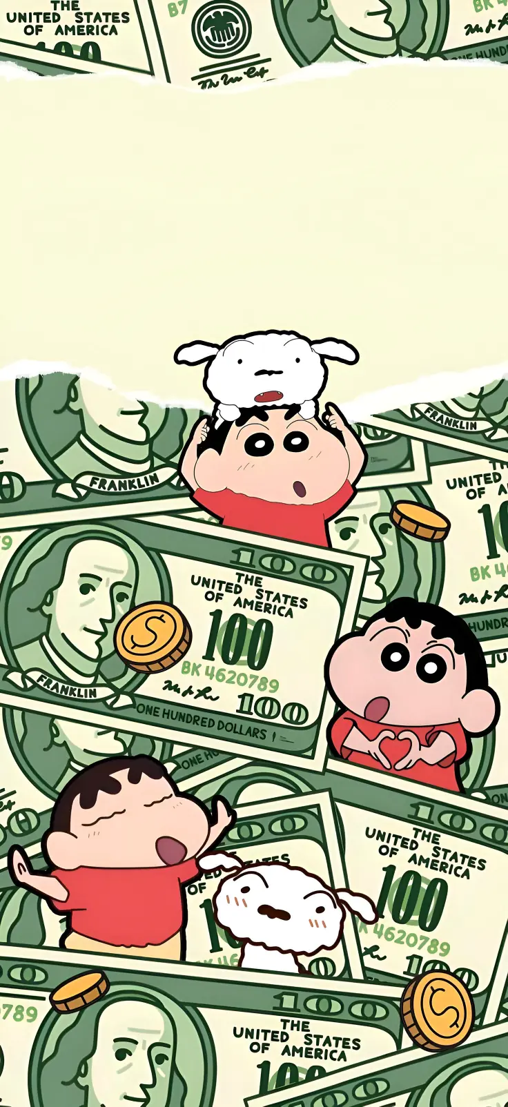 Shinchan Money Background - Related OpersCraft wallpaper