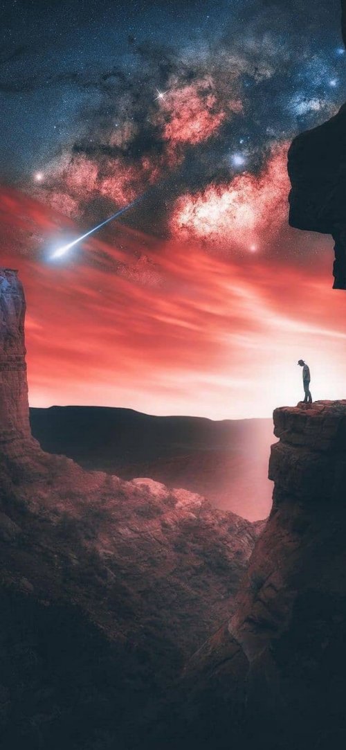 Shooting Star Canyon View - Related OpersCraft wallpaper