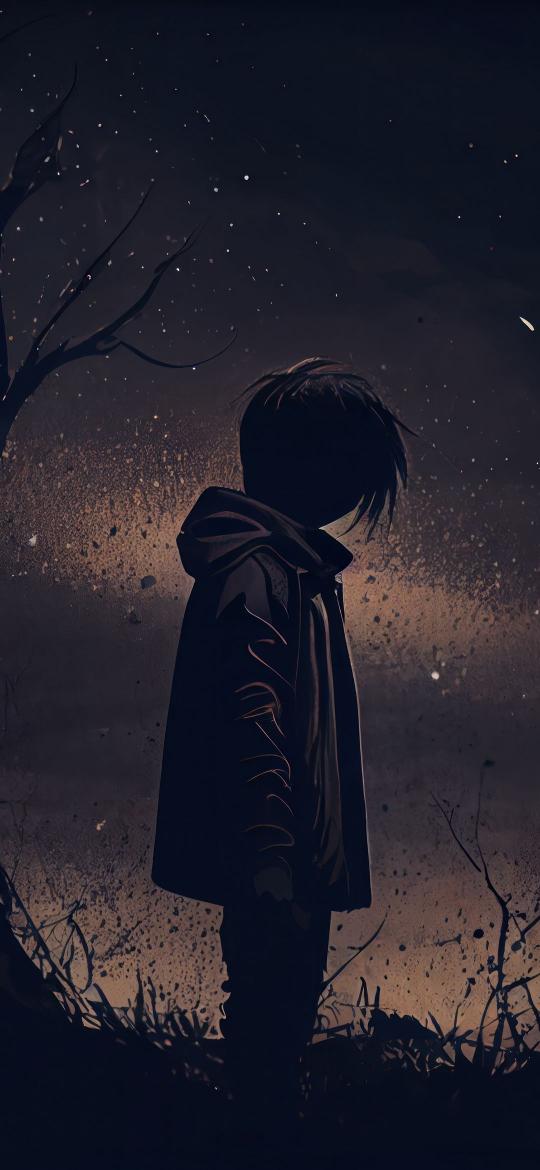 Silhouette Under Starry Sky - Related OpersCraft wallpaper