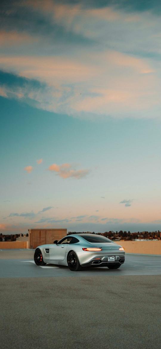 Silver Car Sunset Drive - Related OpersCraft wallpaper