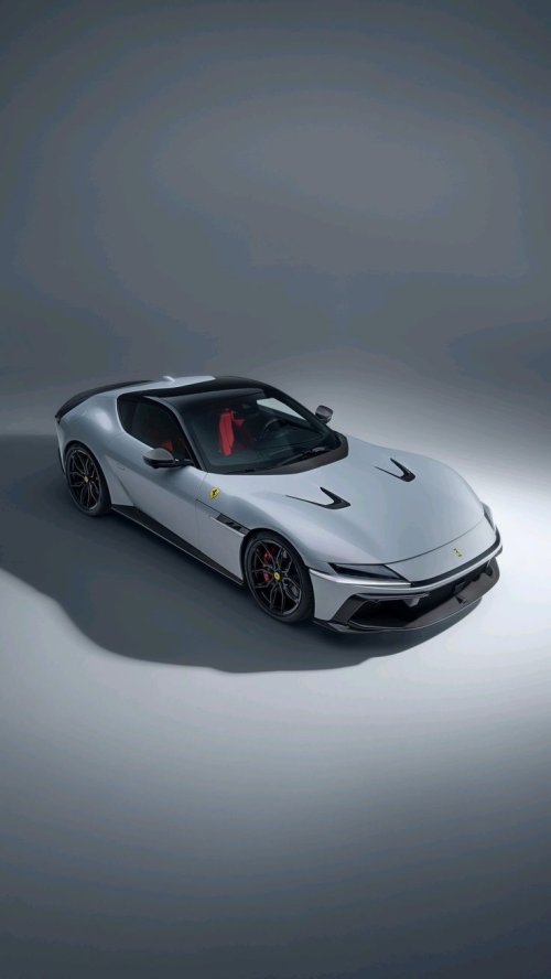 Silver Ferrari Studio Shot - ferrari Wallpaper