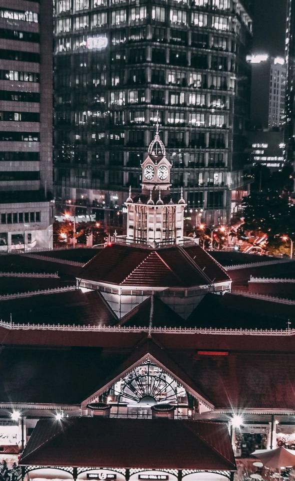 Singapore Clock Tower Night - Related OpersCraft wallpaper