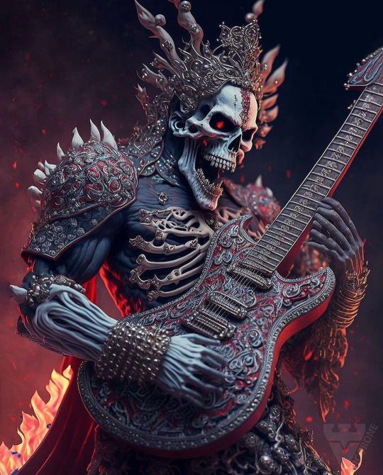 Skeletal Guitar King - Related OpersCraft wallpaper