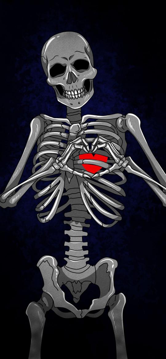 Skeleton Heart Hands - Related OpersCraft wallpaper