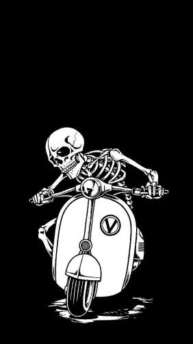 Skeleton Scooter Rider - Related OpersCraft wallpaper