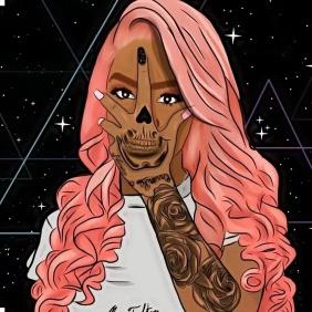 Skull Hand Pink Hair - Related OpersCraft wallpaper