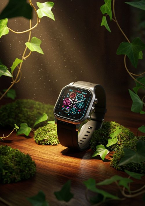 Smartwatch in Nature - random Wallpaper