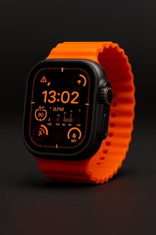Smartwatch with Orange Band - Related StockWalls wallpaper