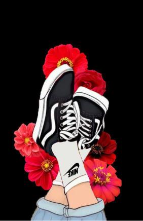 Sneakers and Red Flowers - Related OpersCraft wallpaper