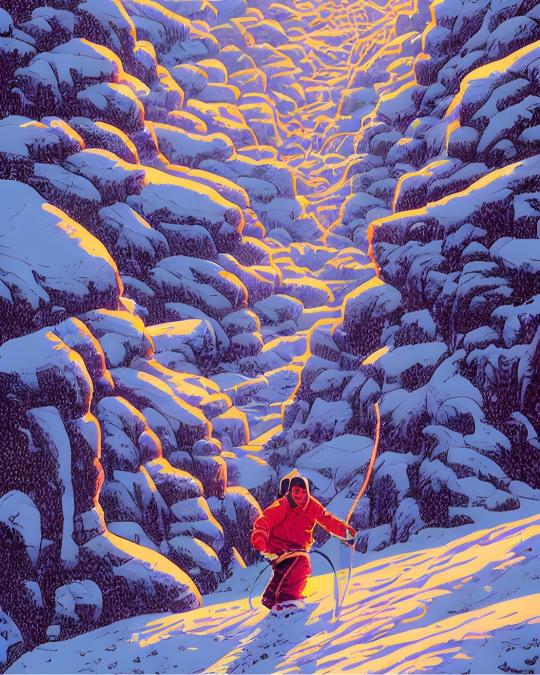 Snowy Mountain Ascent - Related OpersCraft wallpaper
