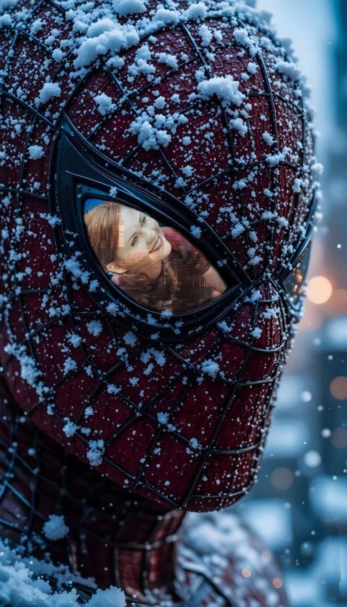 Snowy Spiderman and MJ - Related OpersCraft wallpaper