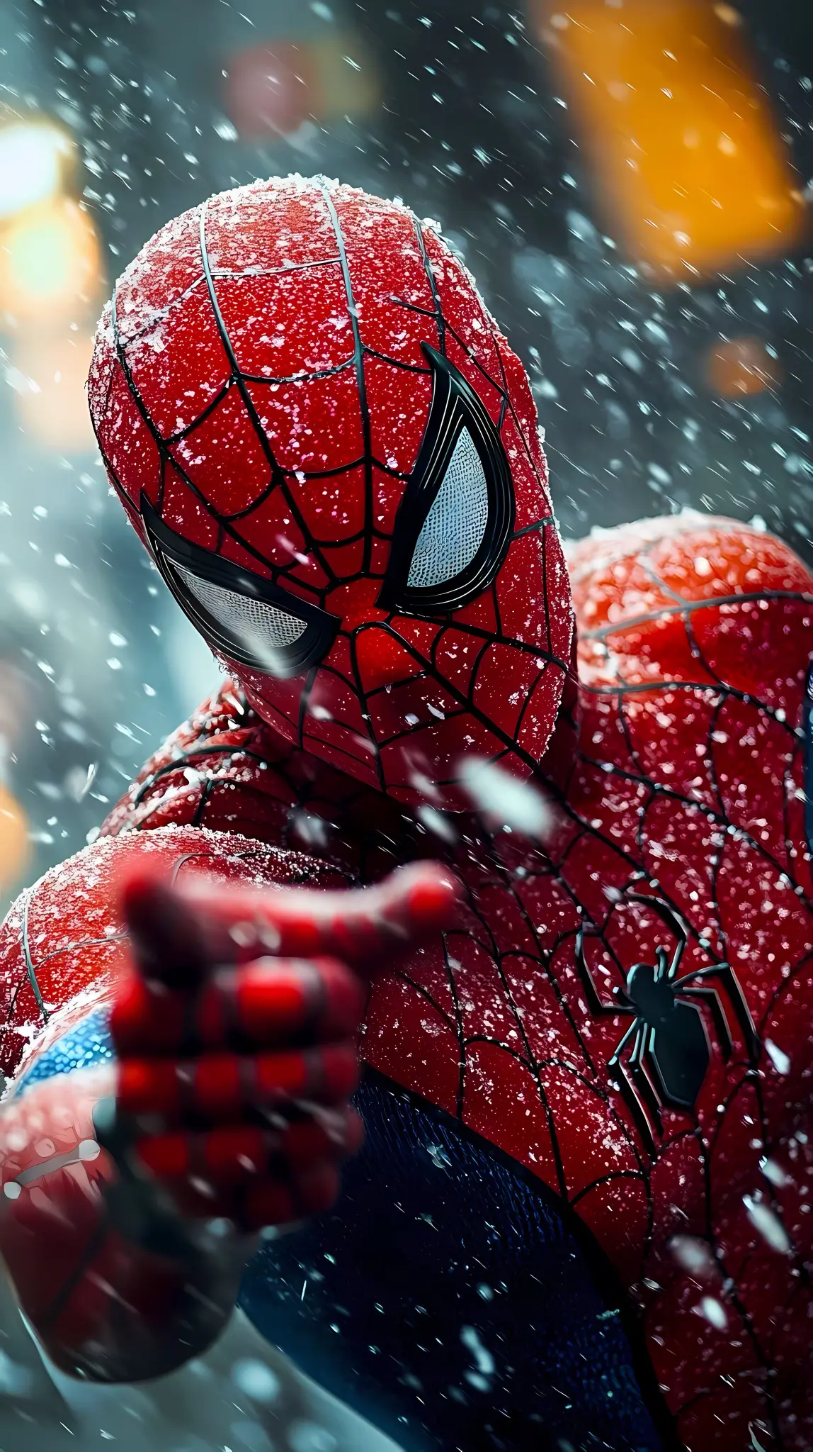 Snowy Spiderman Pointing - Related OpersCraft wallpaper