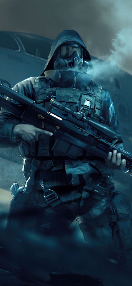 Soldier with Sniper Rifle